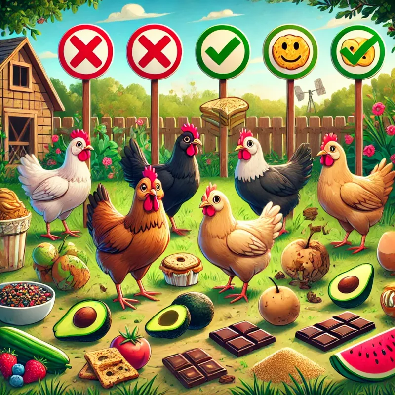 What Foods Should I Not Feed My Chickens?